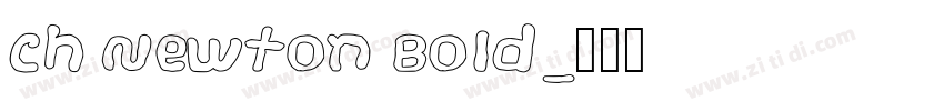 Ch Newton Bold字体转换